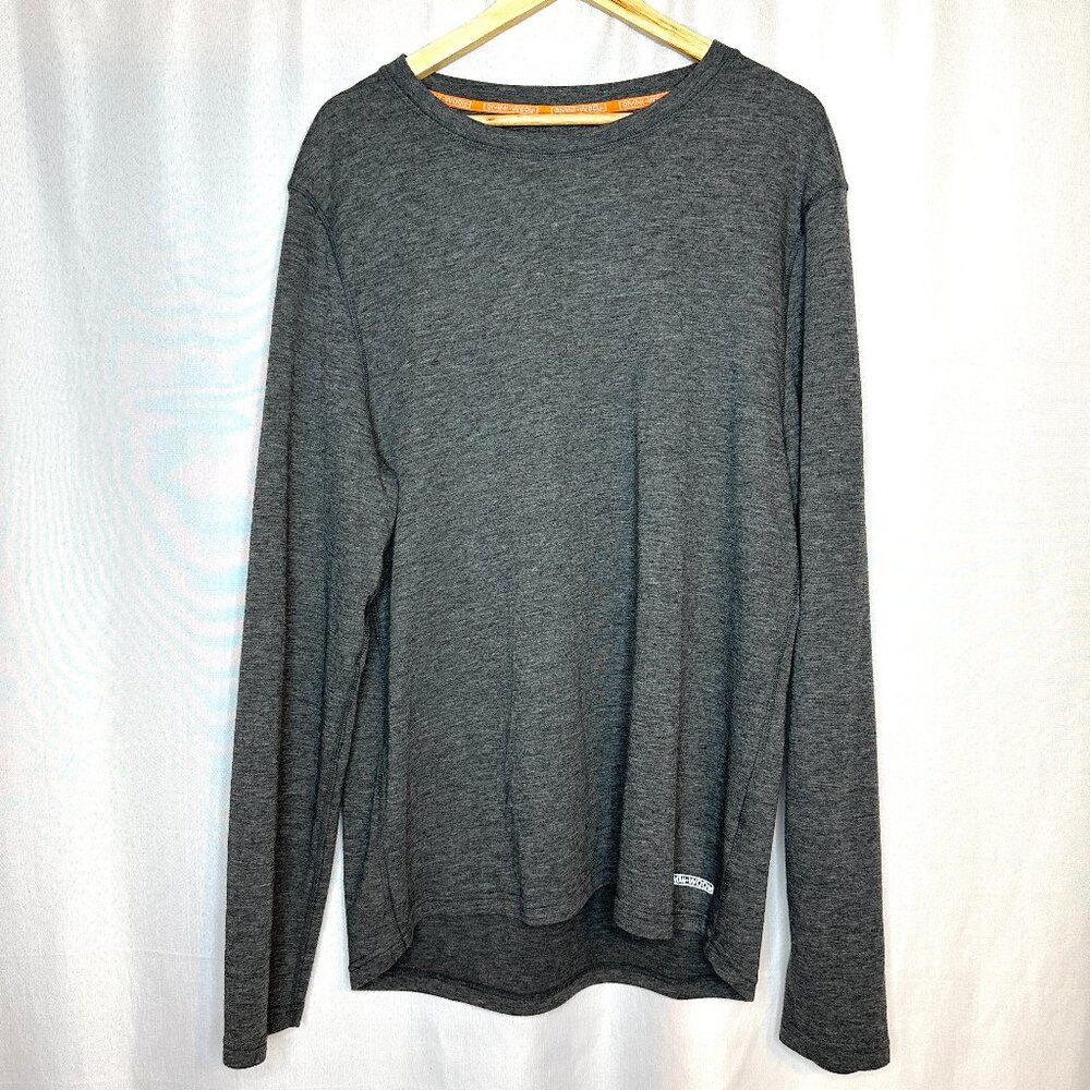 OmniWool Men’s Long Sleeve 2XL Elevated Basic Utility Gorpcore Base Layer Hiking
